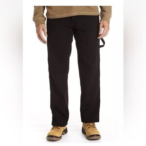 STANLEY Workwear Mens Fleece Lined Work cargo Pants chocolate brown size 38x32